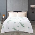 Super Soft 4kg 220 x 240 Mink Blanket - Botanical Blossoms