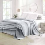 Super Soft 4kg 220 x 240 Mink Blanket - Wave Grey