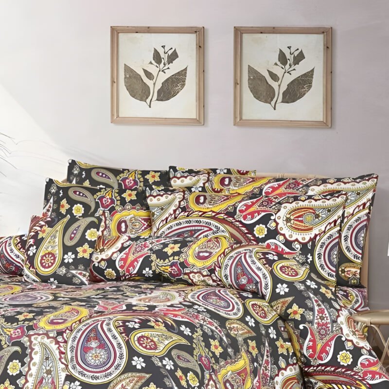 600TC 6Pcs Sateen Grey