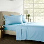 1000TC Pure Egyptian Cotton Sheet Set - Light Blue