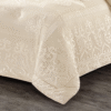 10 Pcs Luxury Bedding Gift Set - Light Beige Damask