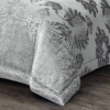 10 Pcs Luxury Bedding Gift Set - Silver Damask