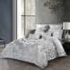 10 Pcs Luxury Bedding Gift Set - Grey Medallion
