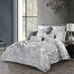 10 Pcs Luxury Bedding Gift Set - Grey Medallion