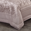 10 Pcs Luxury Bedding Gift Set - Dusty Pink Damask