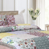 3 Piece Patchwork Bedspread Set