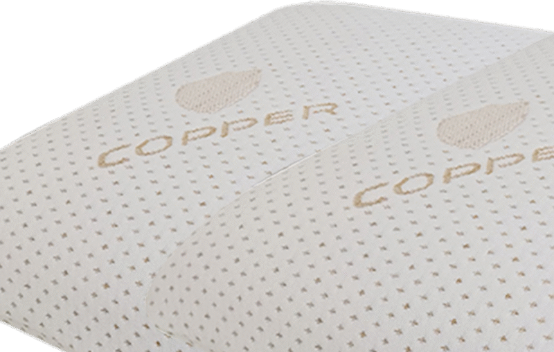 Pack of 2 Copper Infused Standard Pillow Protectors